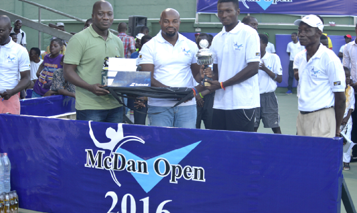 Moses overpowers Na-Adjrago to win McDan Open Tennis ultimate
